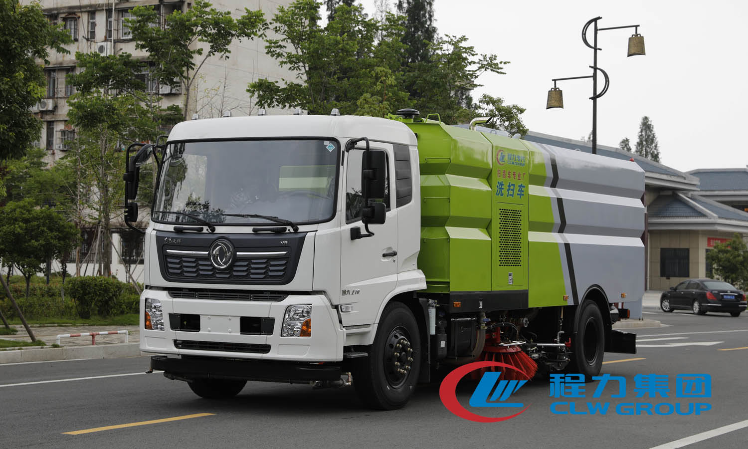 東風(fēng)天錦洗掃車(chē)/視頻     16立方